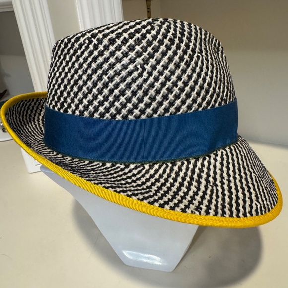 LOLA HATS Raffia Fedora O/S - Picture 3 of 6